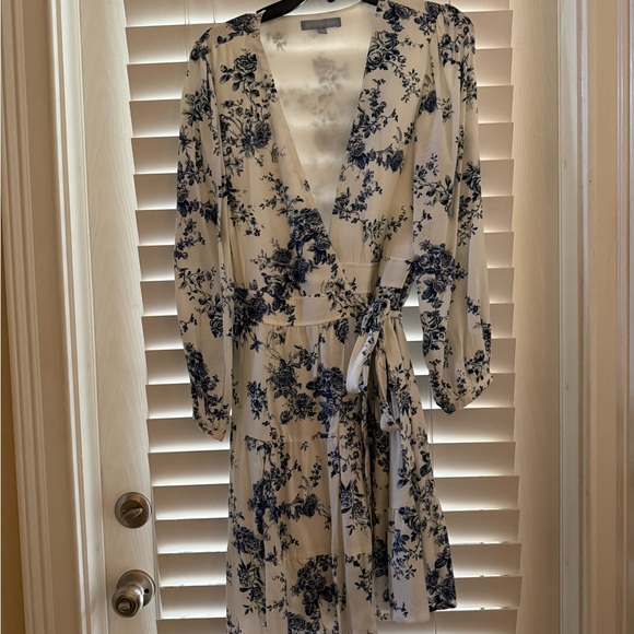 corset dropped waist dress Reina Blue Drop Midi – Miss Circle Poppy Seed Dressing - Size:US  6 BRAND-STYLESTONE